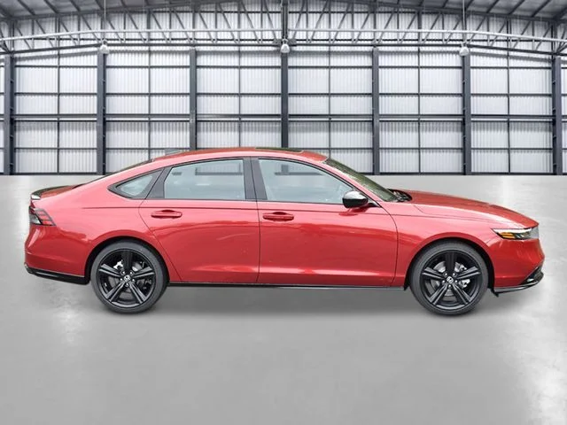 New 2026 Radiant Red Metallic Honda Sport-L Hybrid image 6