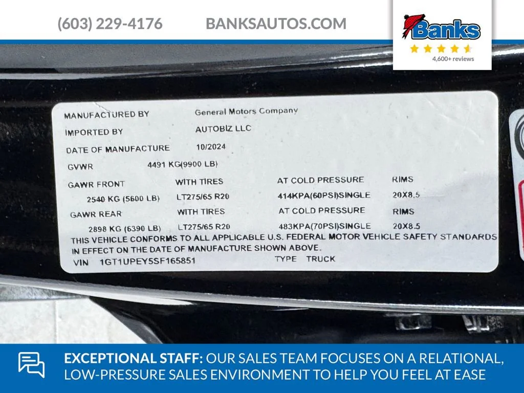 Certified Used 2025 Onyx Black GMC AT4 image 10