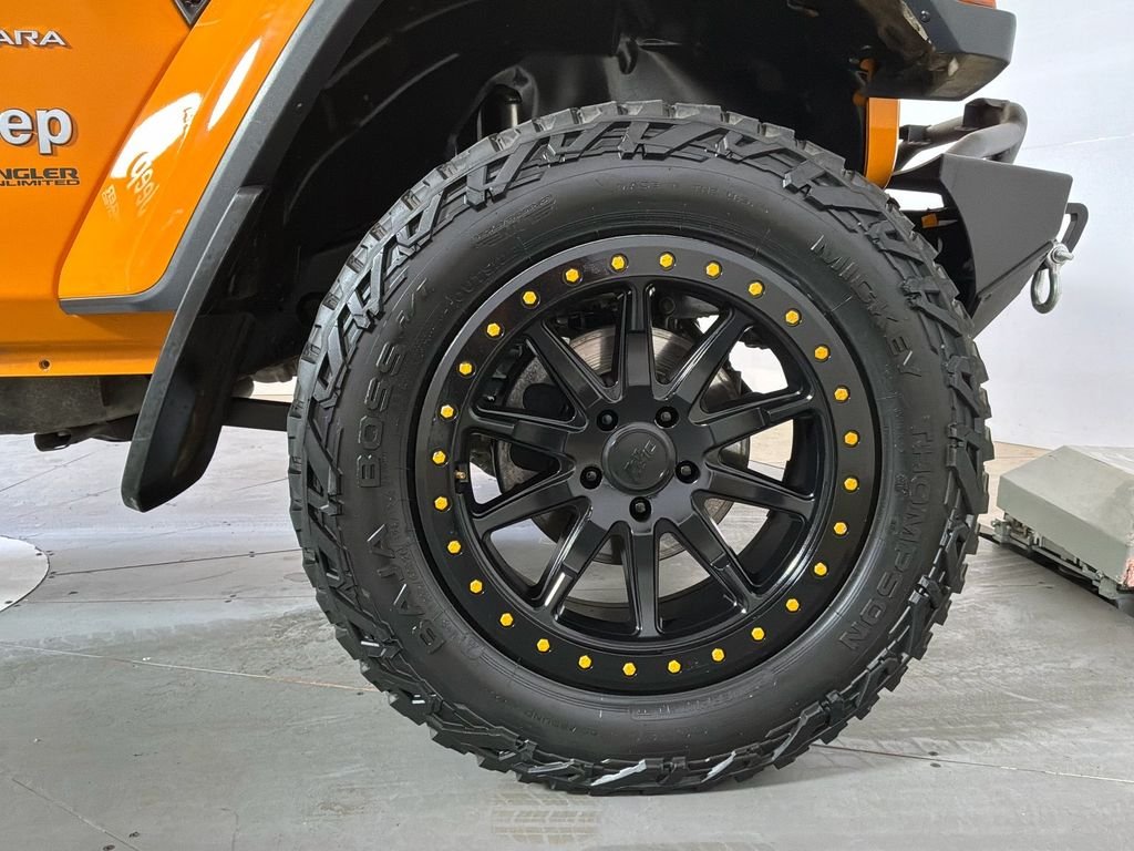Used 2018 Yellow Jeep Unlimited Sahara image 13