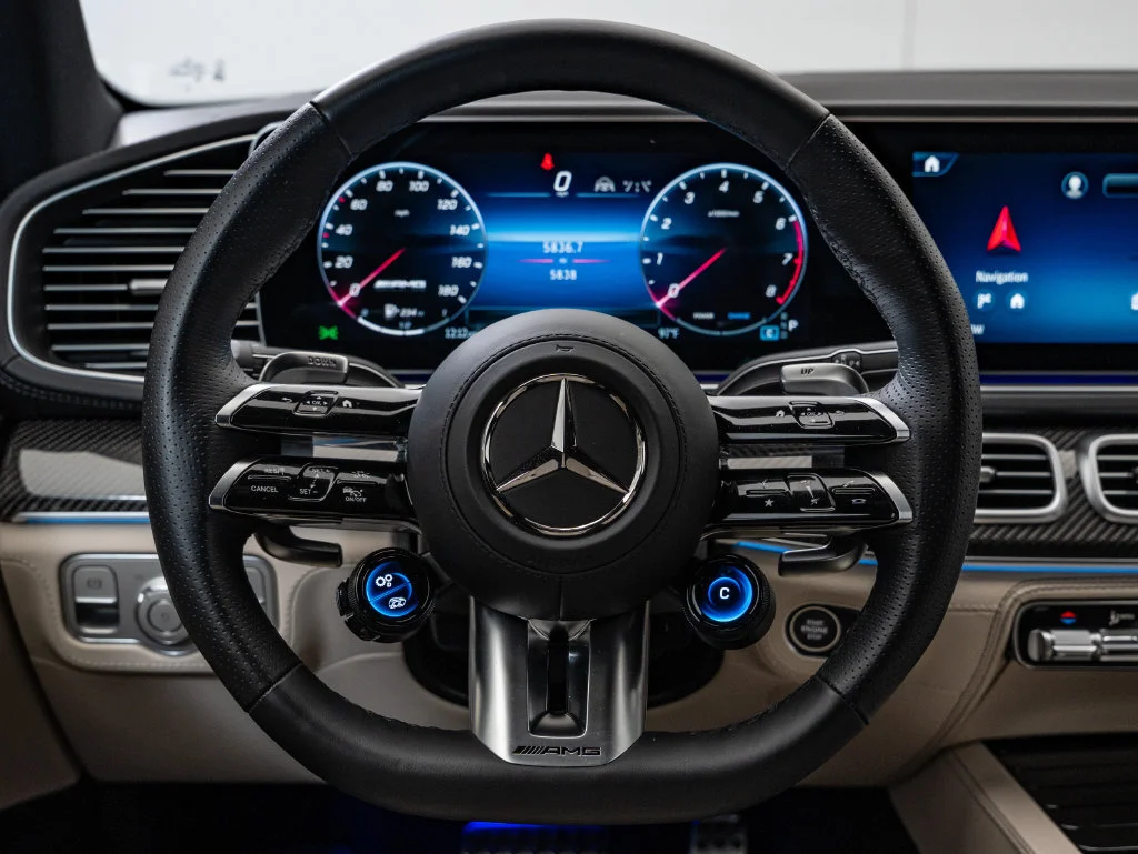 Used 2026 Manufaktur Moonlight White Metallic Mercedes-Benz GLE 53 AMG® image 43