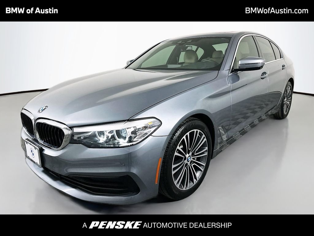 Used 2019 Bluestone Metallic BMW 530i image 1