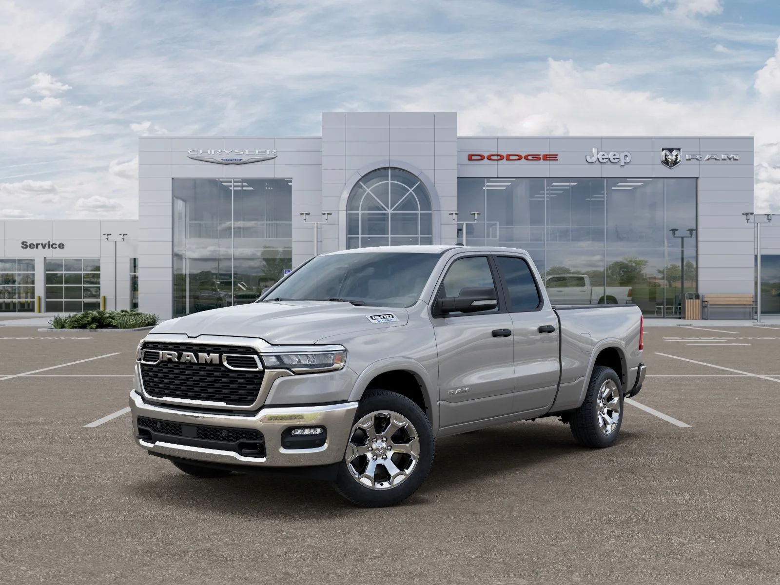 New 2026 Silver Zynith Exterior Paint RAM Big Horn/Lone Star image 28