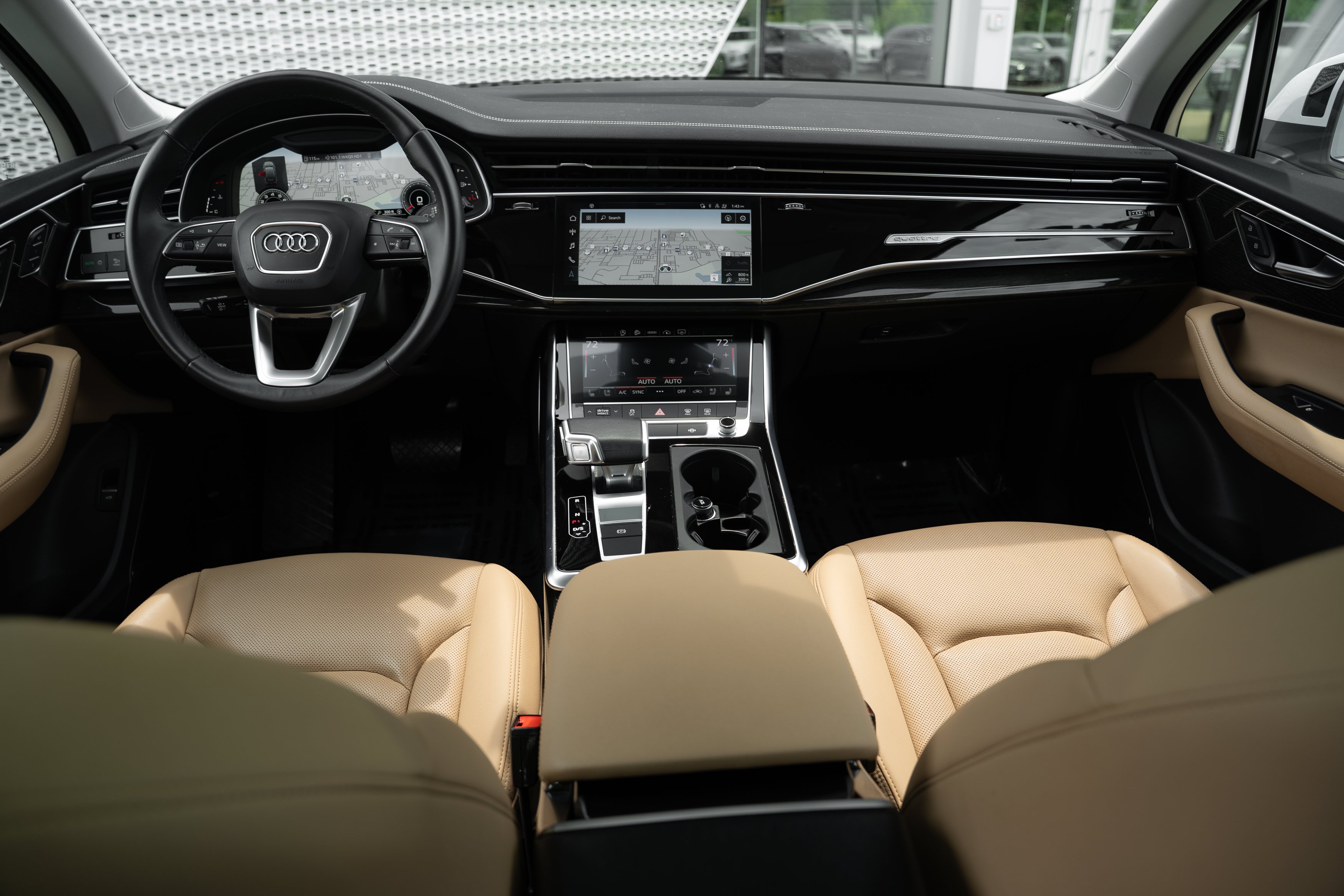 Certified Used 2023 Glacier White Metallic Audi Premium Plus image 8