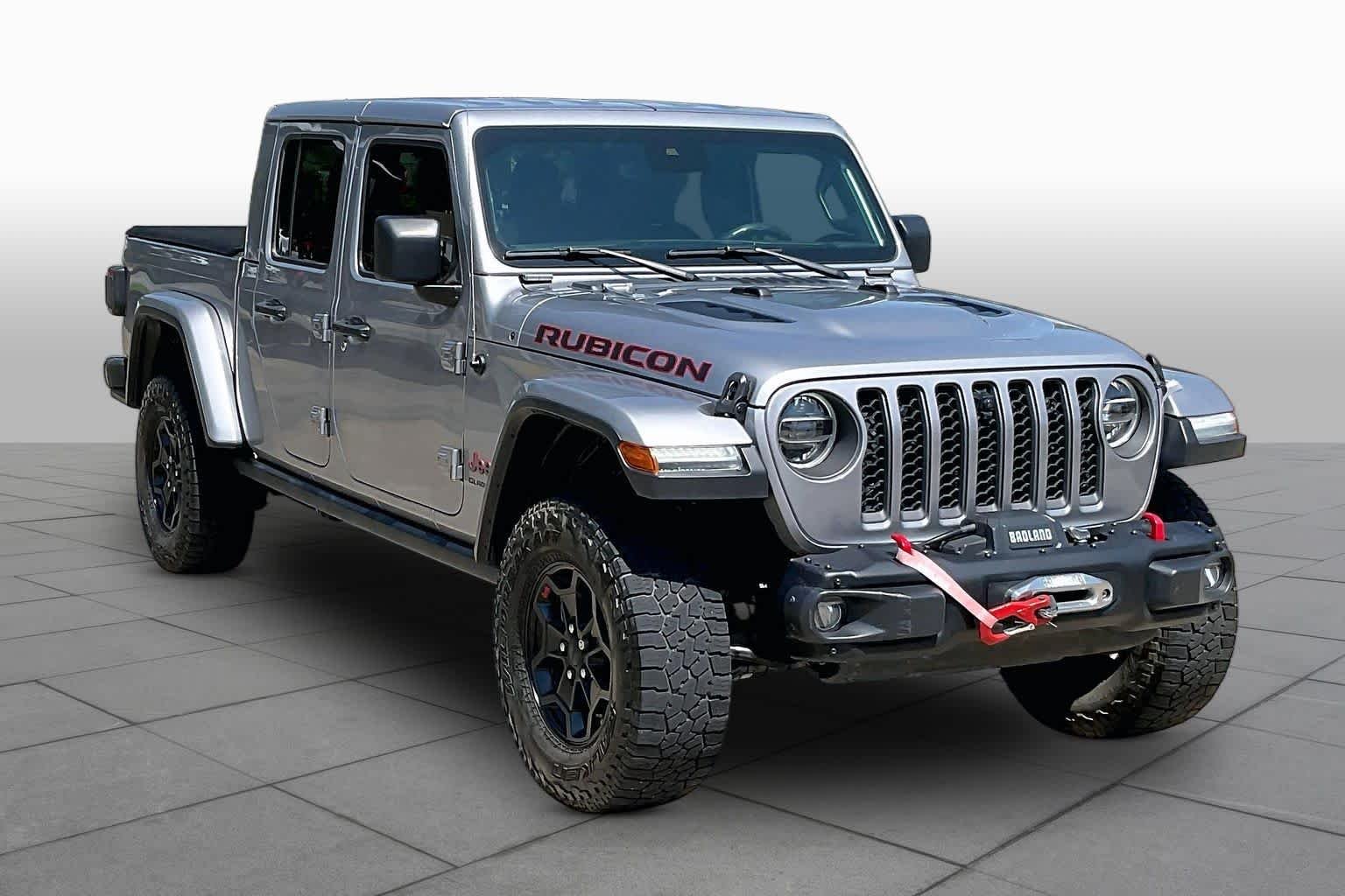 Used 2020 Billet Silver Metallic Clearcoat Jeep Rubicon image 3