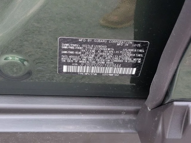New 2026 DEEP EMERALD GREEN PEARL Subaru Limited image 40