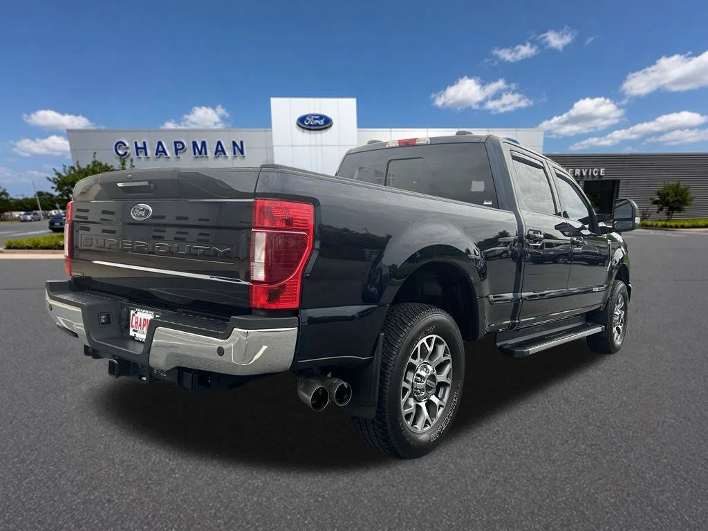 Certified Used 2022 Blue Metallic Ford Lariat image 5