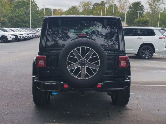 Used 2022 Black Jeep Unlimited Sahara 4xe image 4