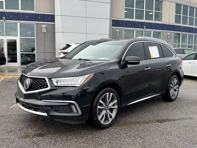 Used 2019 Majestic Black Pearl Acura 3.5L Advance Package image 2