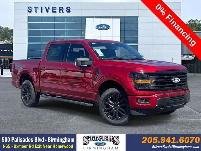 New 2026 Red Ford XLT image 1