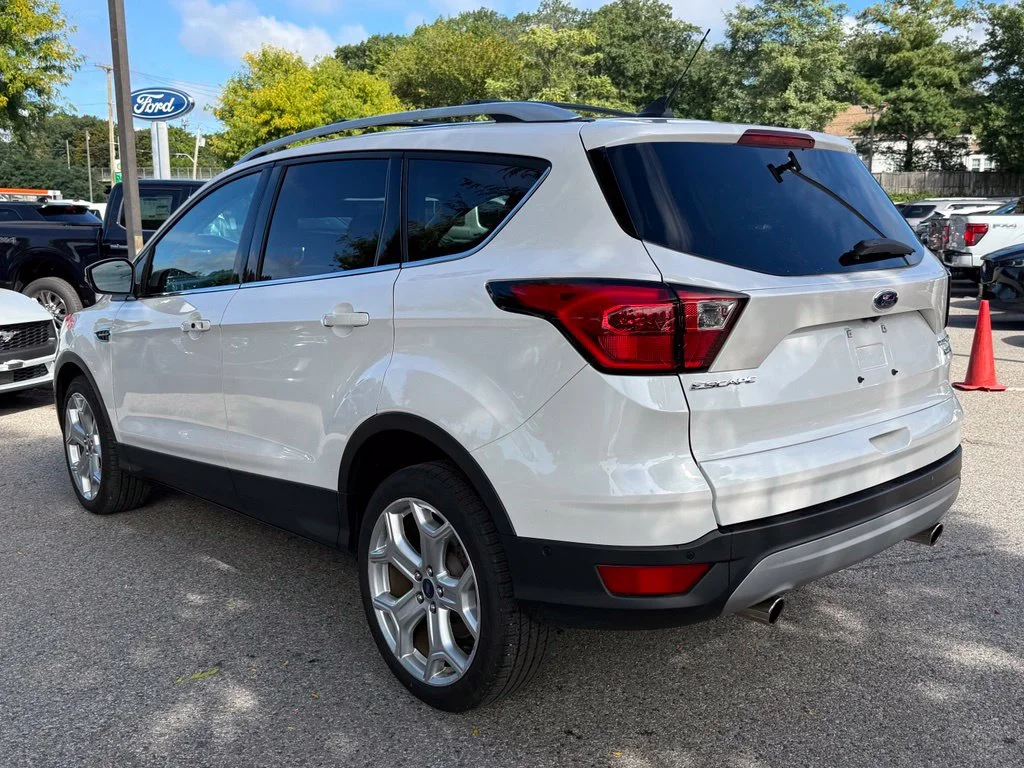 Certified Used 2019 White Platinum Clearcoat Metallic Ford Titanium image 6