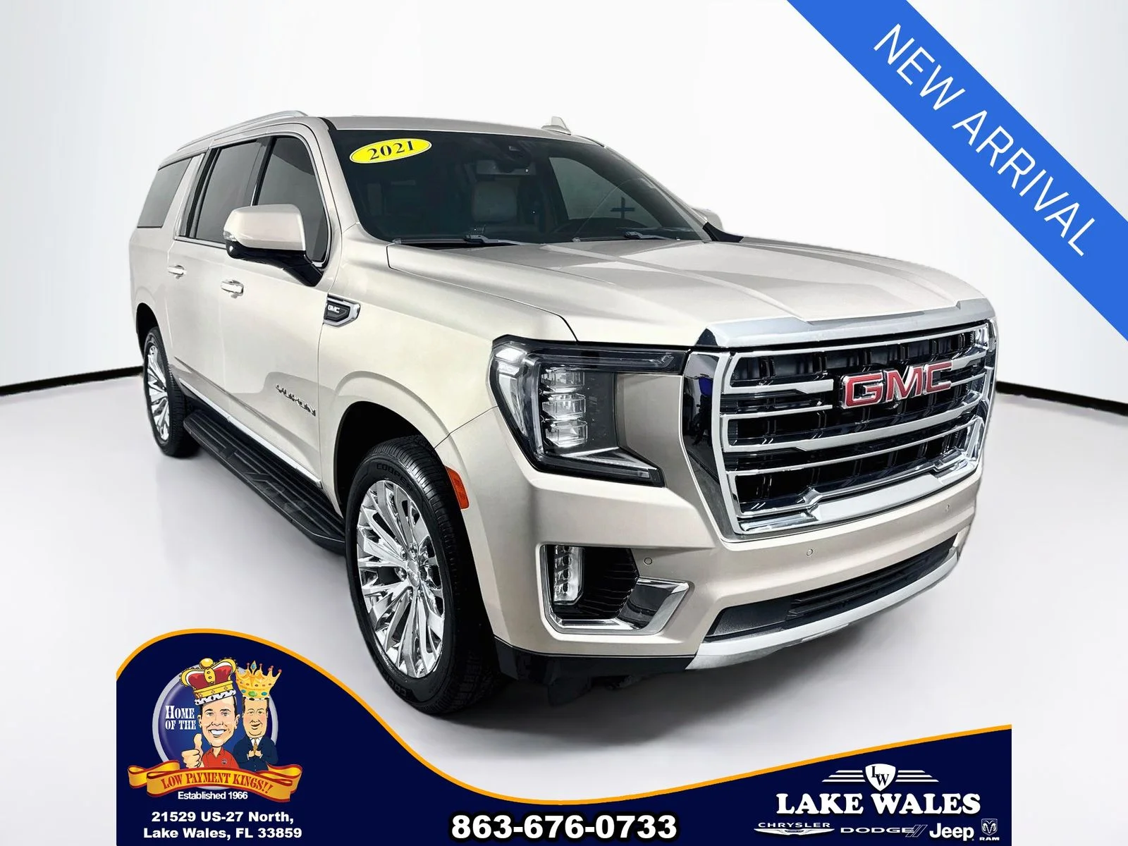 Used 2021 Beige GMC SLT image 1
