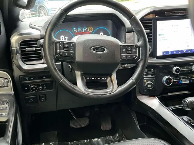 Used 2023 White Metallic Ford Platinum image 15