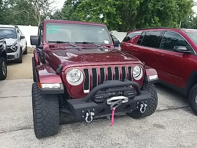 Used 2021 Red Jeep Unlimited Sahara image 6