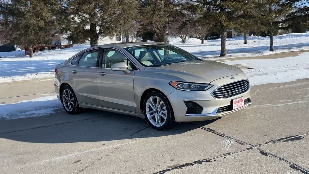 Used 2019 Ford Fusion SEL with VIN 3FA6P0CD6KR259640 for sale in Oslo, MN