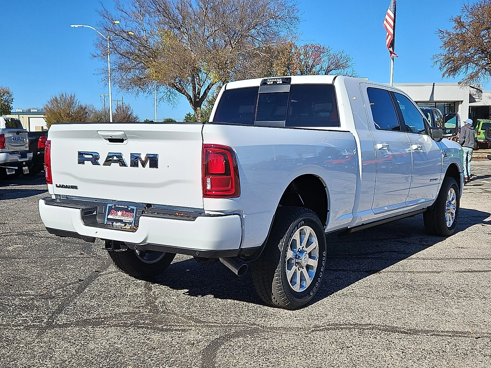 New 2026 Bright White Ram LARAMIE MEGA CAB 4X4 6