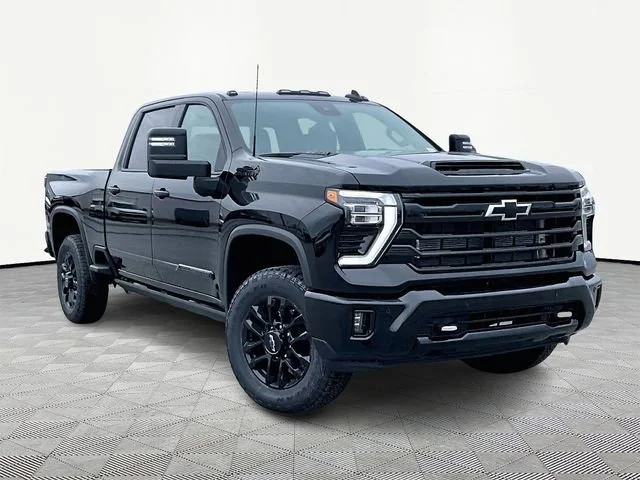 Black 2026 Chevrolet Silverado 2500HD High Country Crew Cab 4WD Pickup Truck Four-Wheel Drive