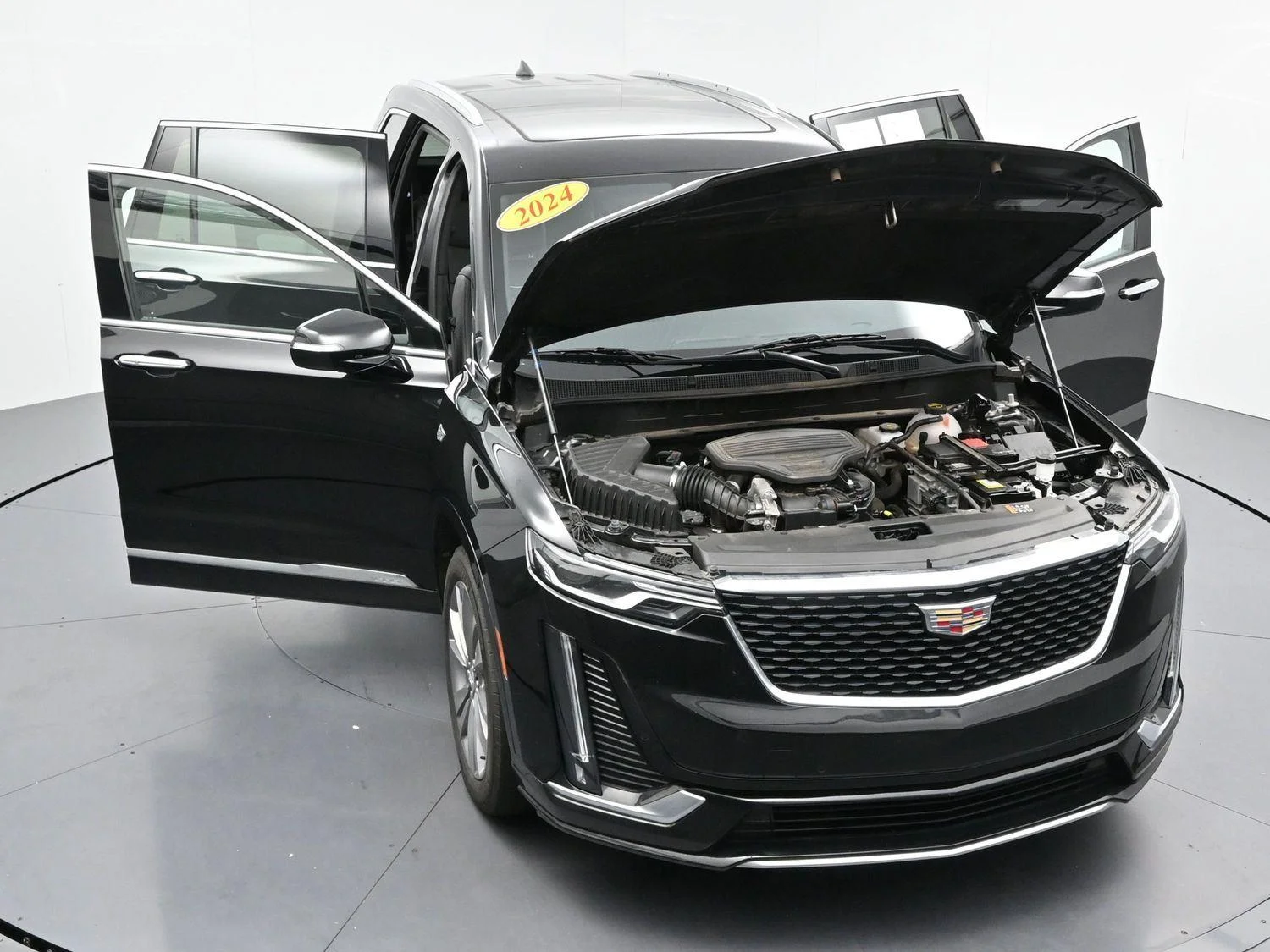 Used 2024 Stellar Black Metallic Cadillac Premium Luxury image 48