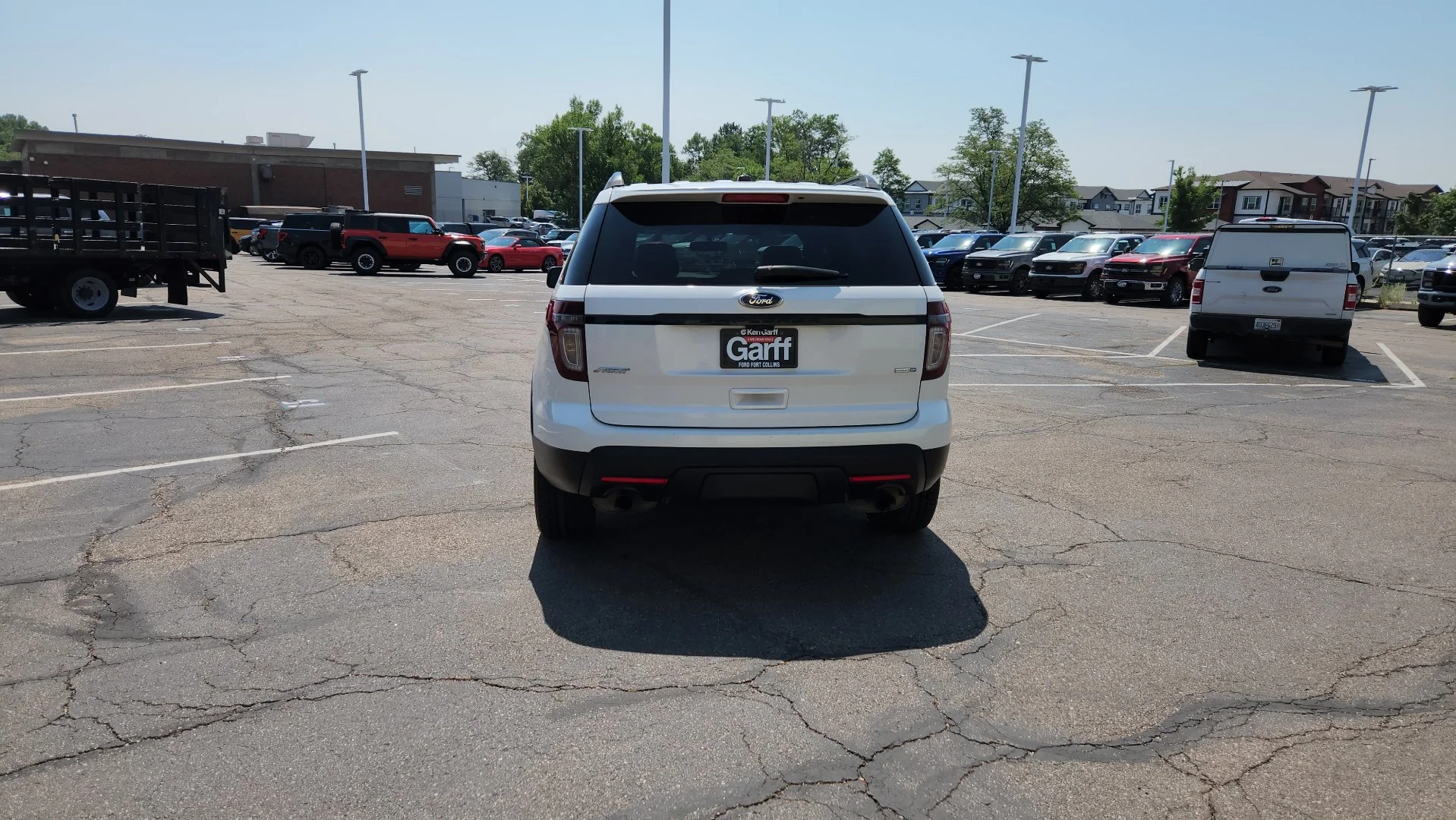 Used 2014 White Platinum Clearcoat Metallic Ford Sport image 6