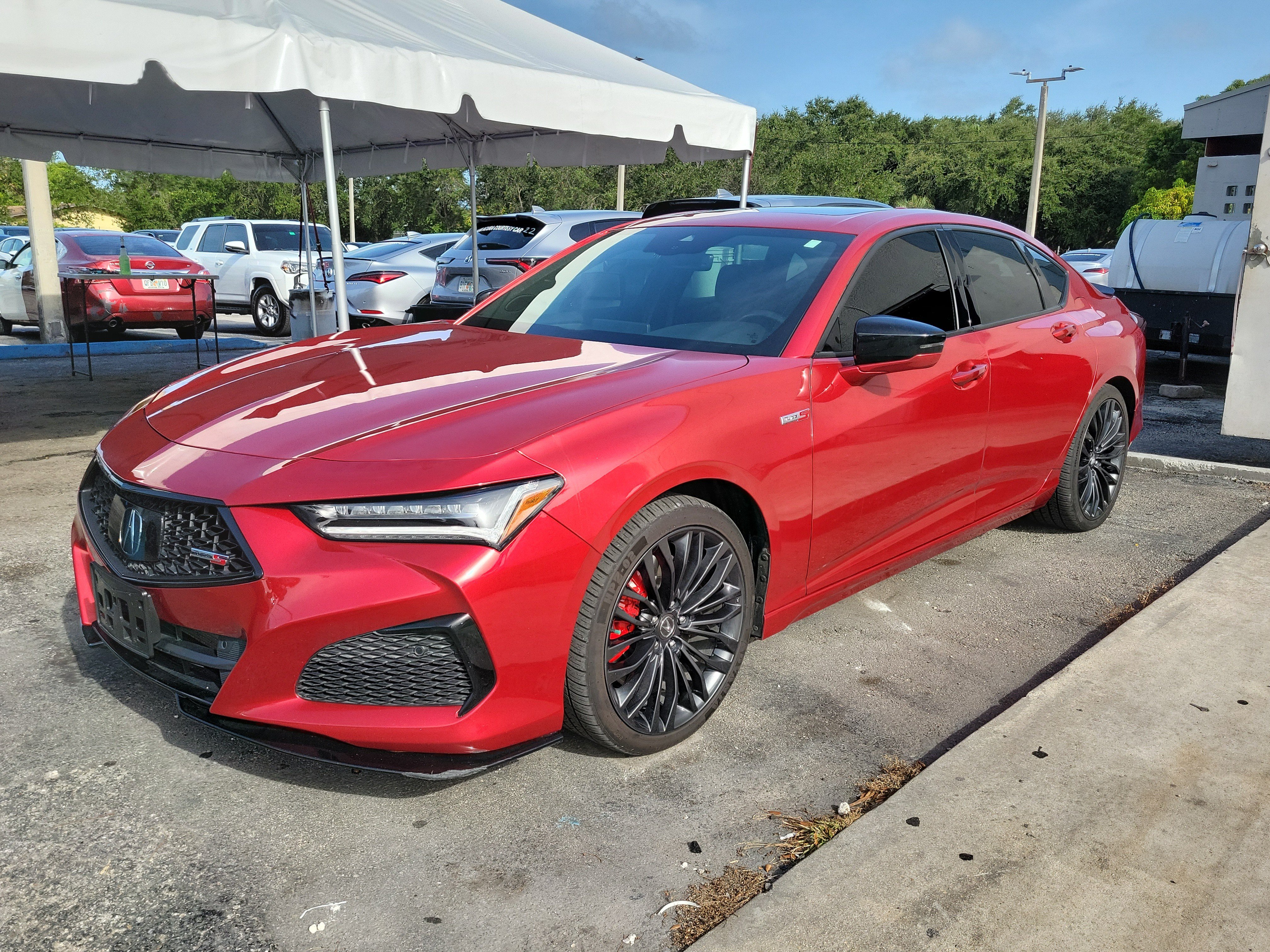 Used 2023 Red Acura Type S SH-AWD image 3