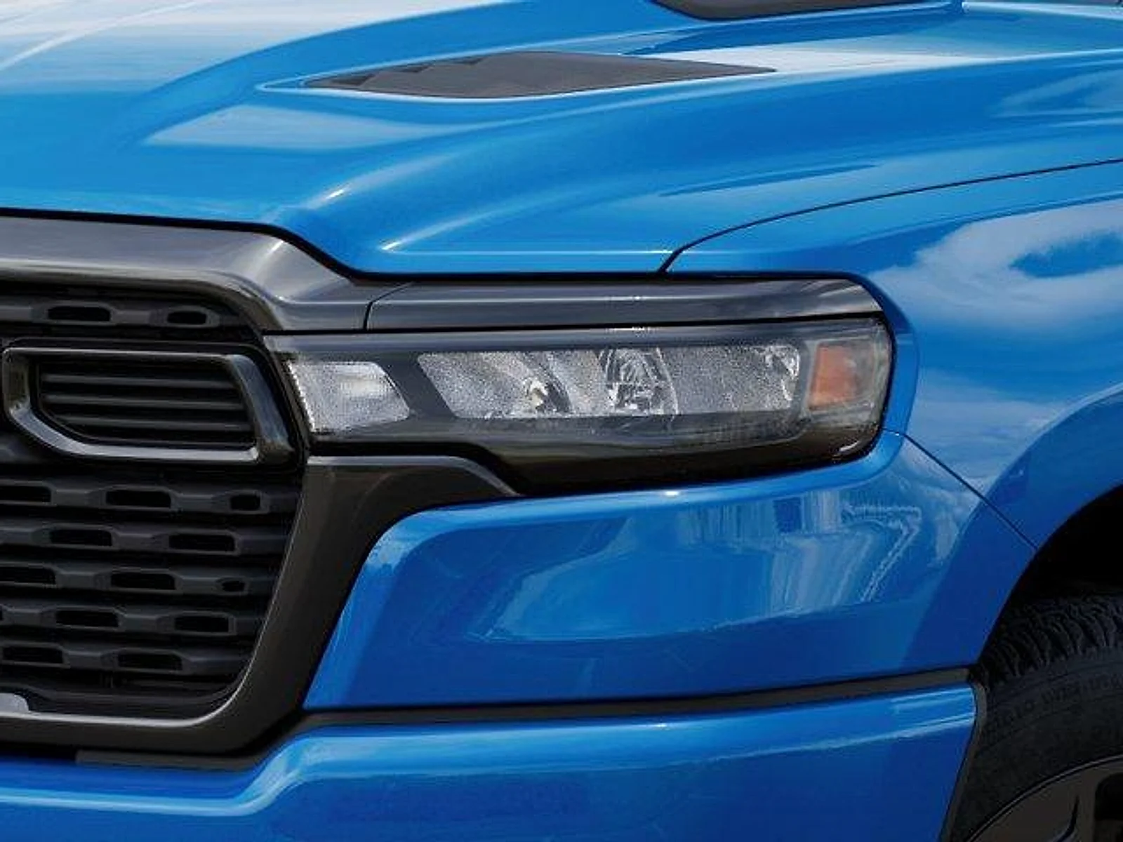 New 2026 Hydro Blue Pearl-Coat Exterior Paint RAM Express Crew Cab 4x4 5