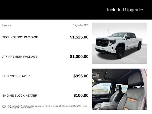 Used 2024 White GMC AT4 image 5