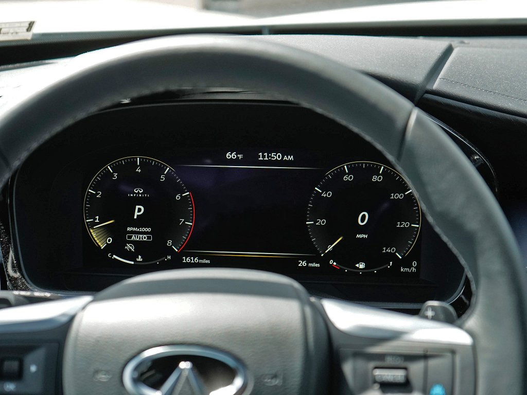 Certified Used 2026 Radiant White/Black Obsidian INFINITI SPORT image 6