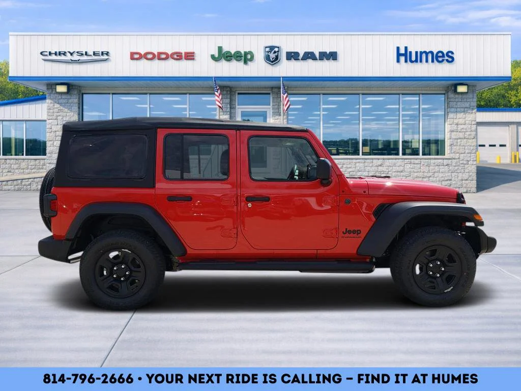 New 2026 Firecracker Red Clear-Coat Exterior Paint Jeep Sport image 2
