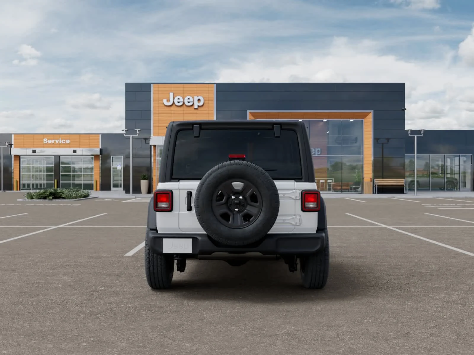 New 2026 Bright White Clearcoat Jeep Sport image 7