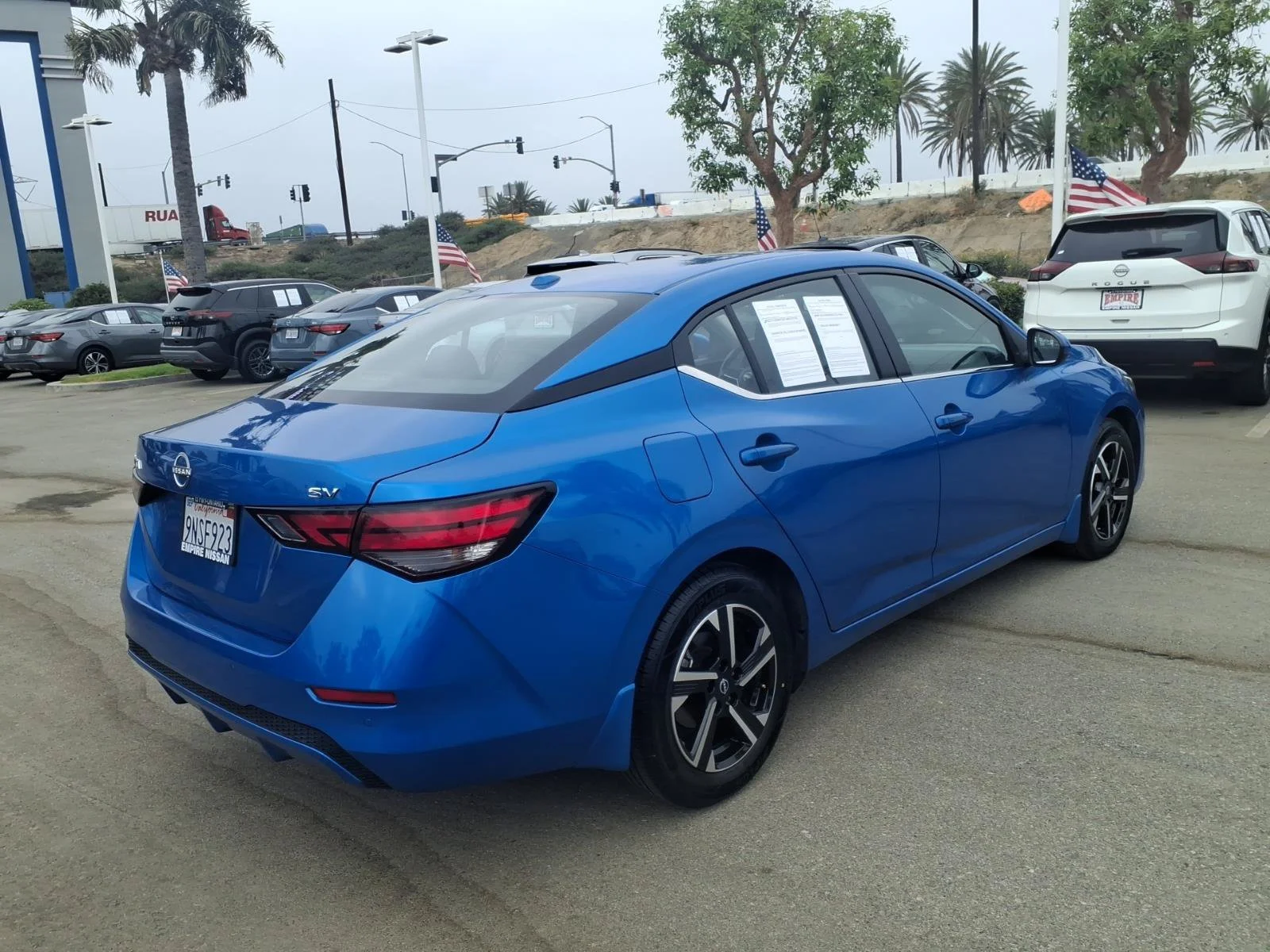 Certified Used 2024 Electric Blue Metallic Nissan SV image 9