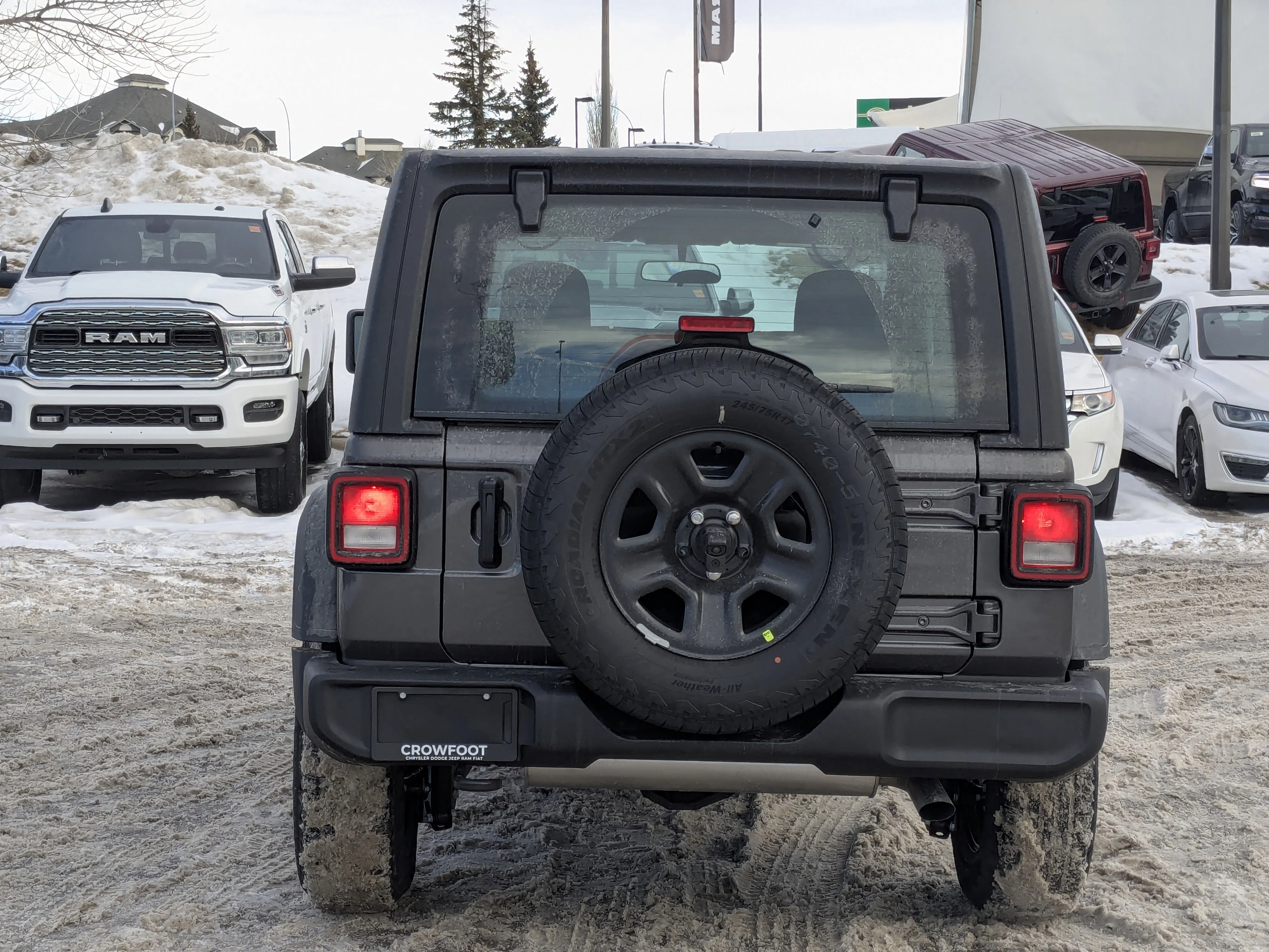 New 2026 Grey Jeep Sport - - 2.0L Turbo Engine - 12.3 Uconnect 5 Display - Black Freedom Hardtop - 8-Speed Auto & More image 7
