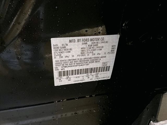 New 2026 Agate Black Metallic Ford Platinum image 29