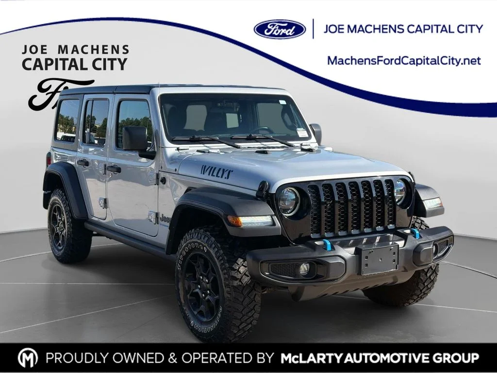 Used 2023 Silver Jeep Willys 4xe image 1