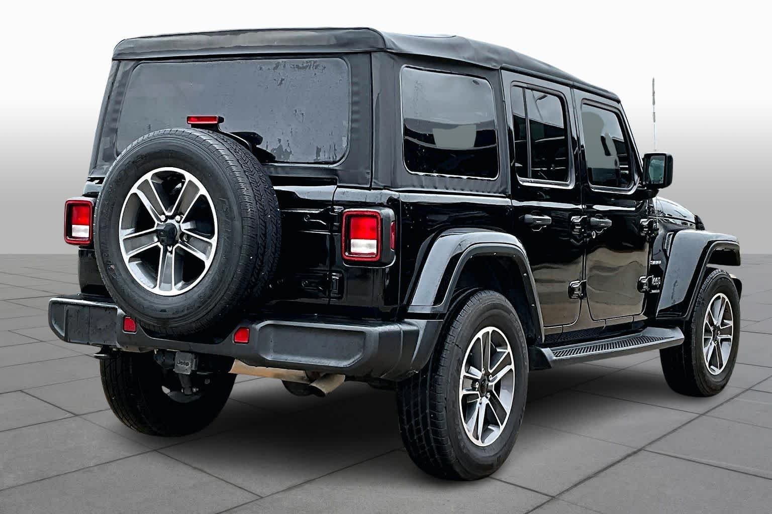 Used 2023 Black Clearcoat Jeep Sahara image 11