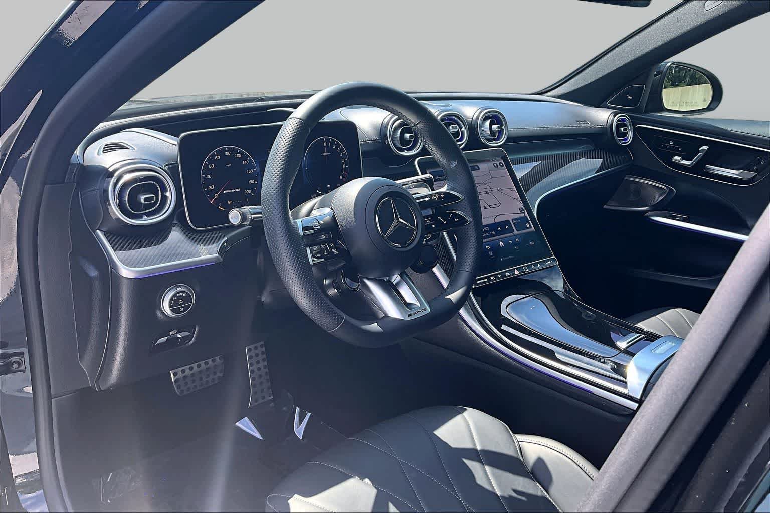 Used 2024 Obsidian Black Metallic Mercedes-Benz AMG® C 63 S E Performance image 34