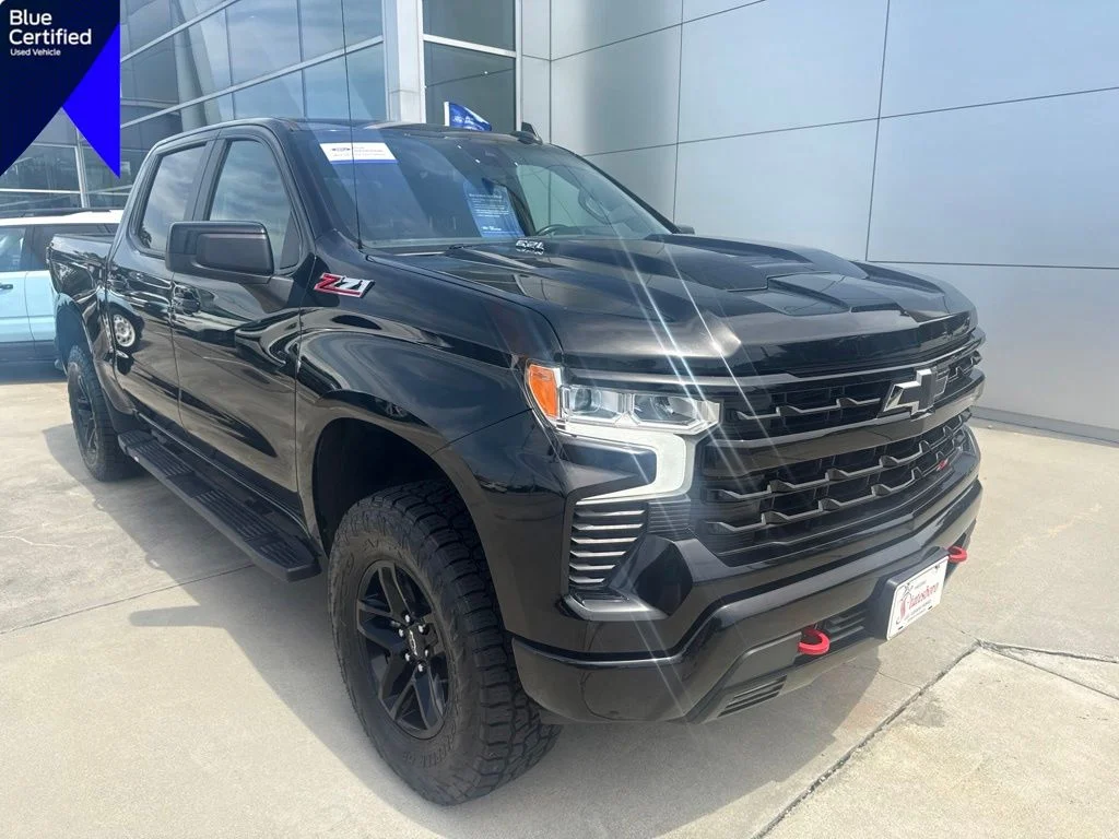 Certified Used 2022 Black Chevrolet LT Trail Boss image 1