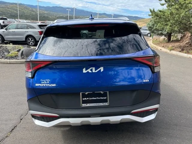 Certified Used 2025 Sapphire Blue Kia EX image 9