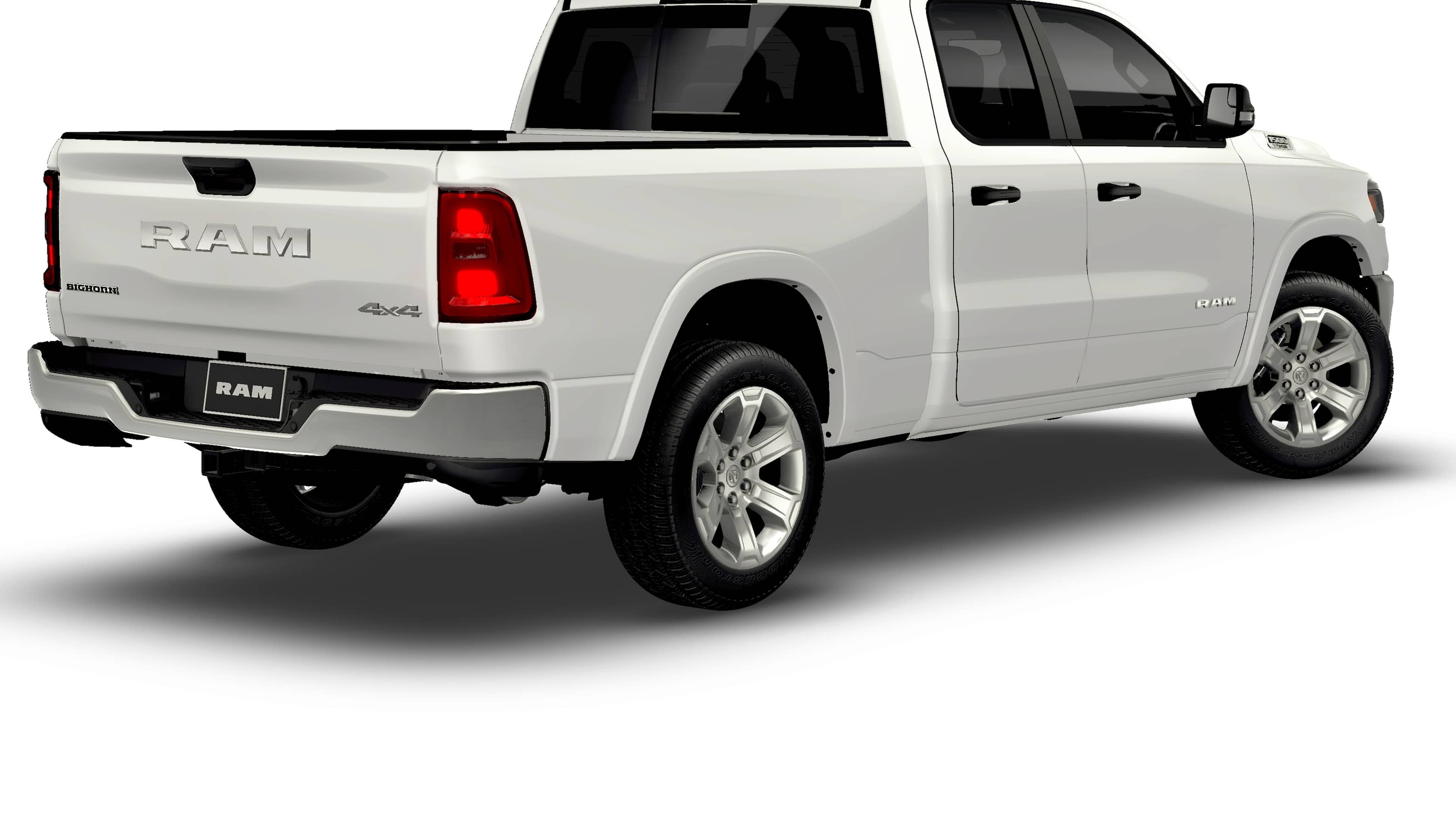 New 2026 Bright White Clear-Coat Exterior Paint RAM BIG HORN image 28