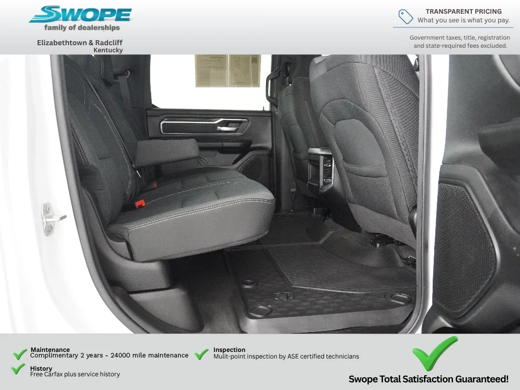 Used 2022 Bright White Clearcoat Ram Big Horn image 9