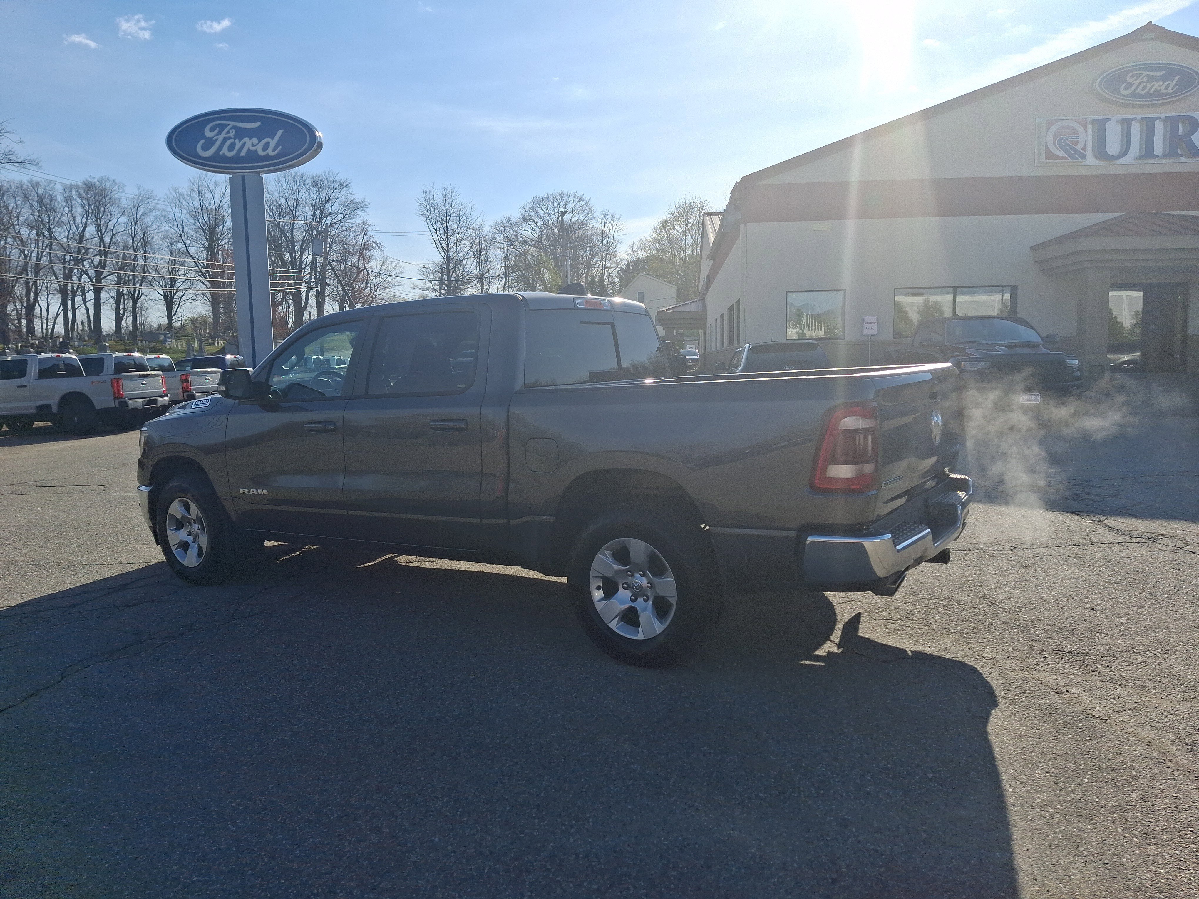 Used 2022 Granite Crystal Metallic Clearcoat Ram Big Horn image 6
