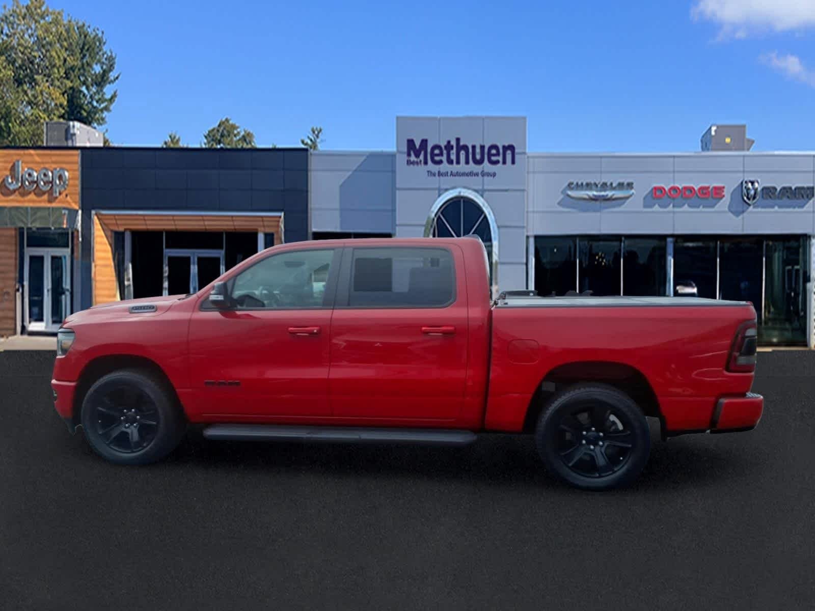 Used 2021 Flame Red Clearcoat Ram Big Horn image 6