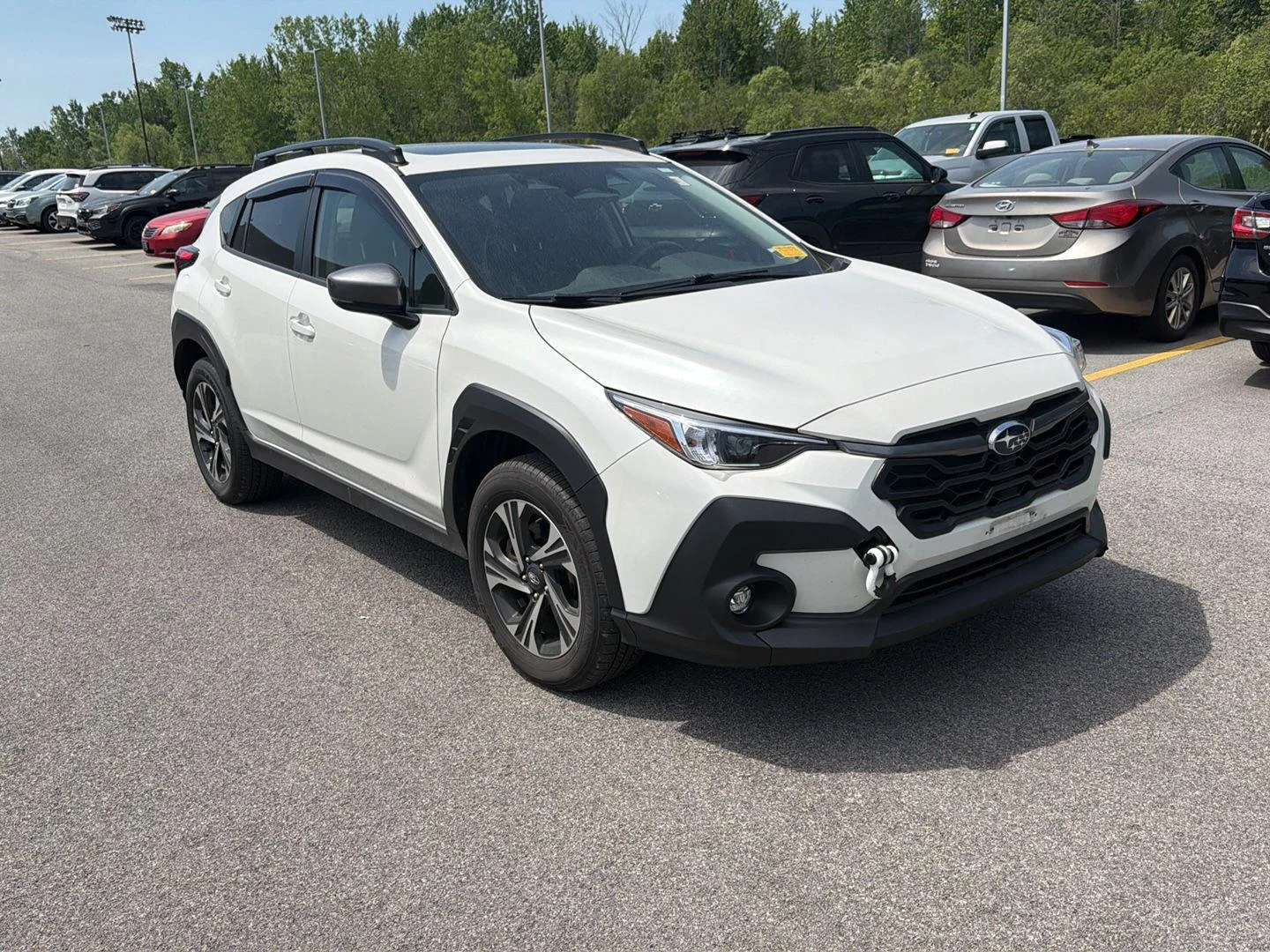 Used 2024 Crystal White Pearl Subaru Premium image 2