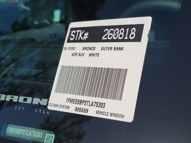 New 2026 Oxford White Ford Outer Banks® image 29