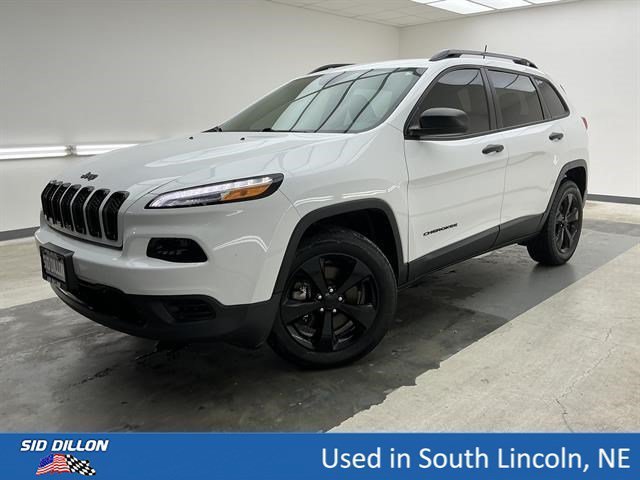 Used 2017 Bright White Clearcoat Jeep Altitude image 1