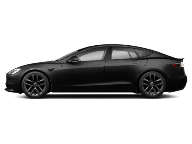 Used 2021 Solid Black Tesla Performance image 2
