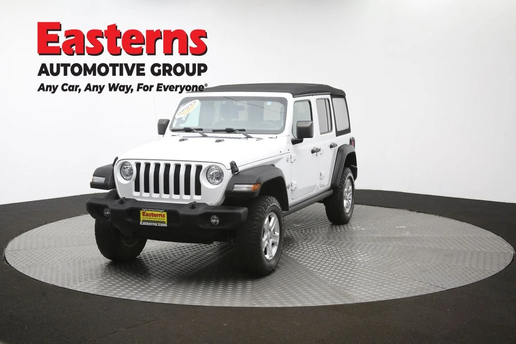 Used 2018 White Jeep Unlimited Sport S image 53