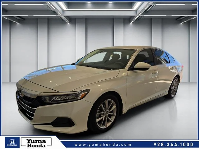 Certified Used 2021 White Honda LX image 1