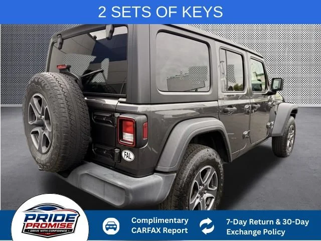 Used 2018 Gray Jeep Unlimited Sport S image 6