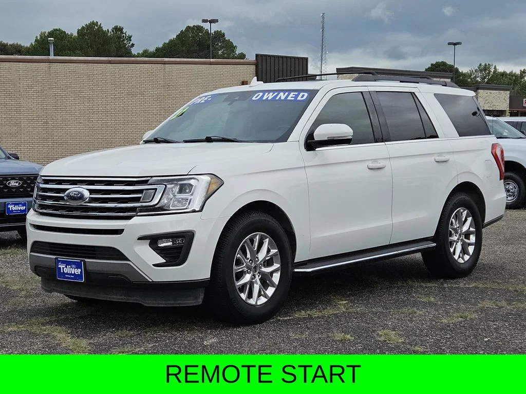 Used 2021 White Metallic Ford XLT image 4