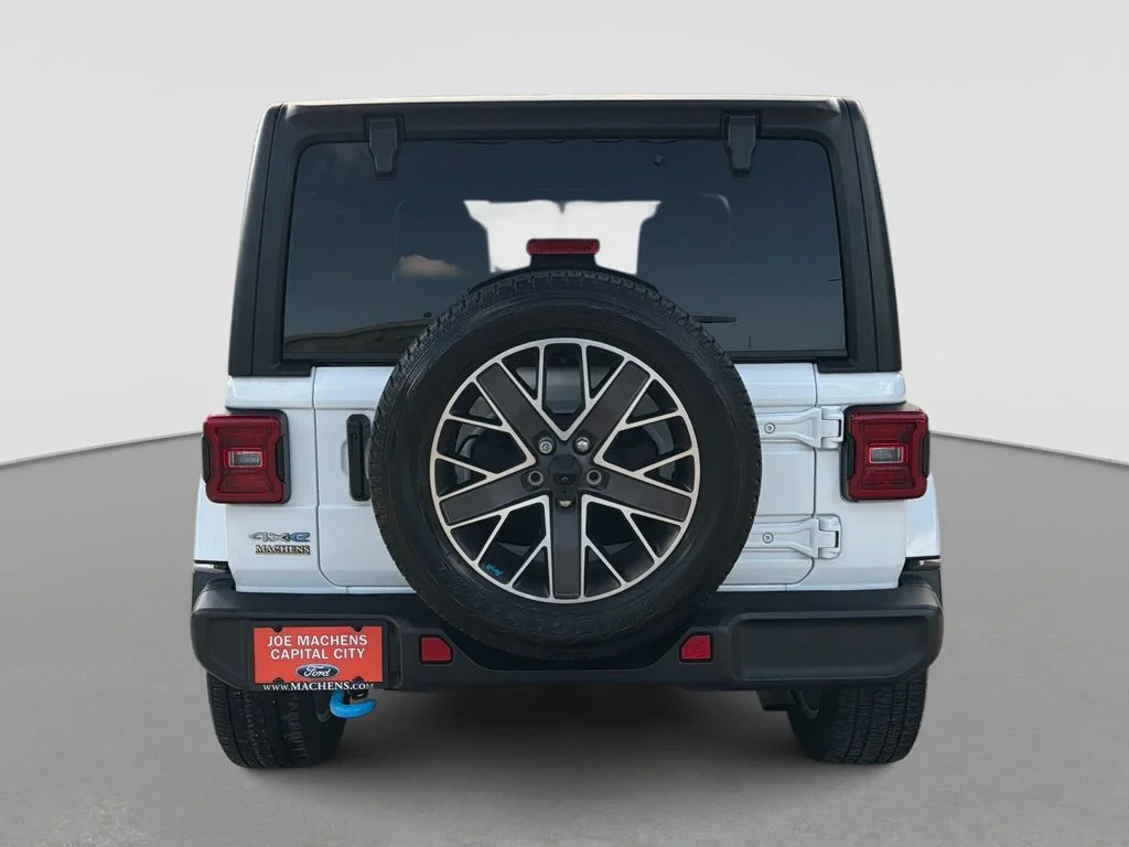 Used 2023 White Jeep Sahara 4xe image 6