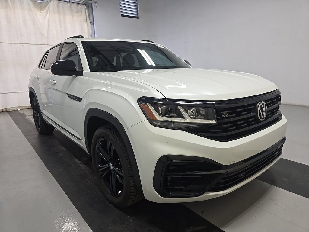 Used 2023 White Volkswagen 3.6L V6 SEL R-Line image 3